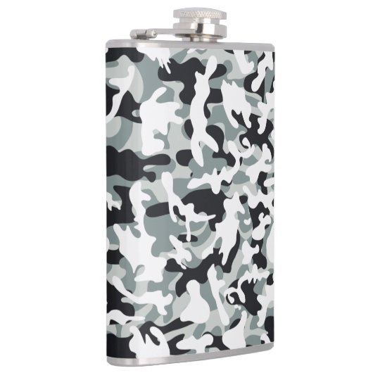 雪の塵カモフラージュ フラスク (右)