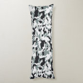 雪の塵カモフラージュ ボディピロー (裏面 (縦))