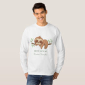 雪の外の忍び込み Tシャツ (正面フル)