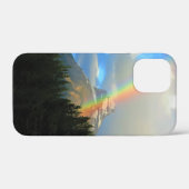 雪の多いカナダの山に虹と嵐の雲 Case-Mate iPhoneケース (裏面 (横))