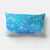 雪の多いクリスマスツリー ランバークッション (裏面)