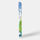 雪の多いクリスマスツリー Case-Mate iPhoneケース (裏面 / 左)