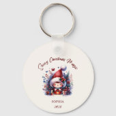 雪の多いクリスマス魔法 キーホルダー (裏面)