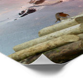 雪の多いクリスマス ポスター (角)