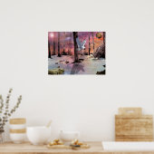 雪の多いクリスマス ポスター (キッチン)