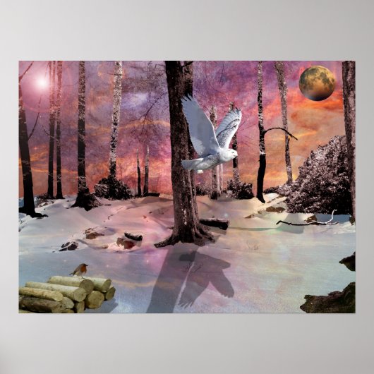 雪の多いクリスマス ポスター (正面)