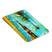 雪の多いサギ マグネット (右側)