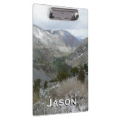 雪の多いシエラネバダ山脈をドライブする クリップボード (右)