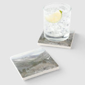 雪の多いシエラネバダ山脈をドライブする ストーンコースター (横)