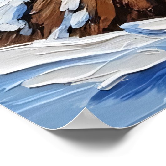 雪の多いシュトラム:クマの冬のバラード ポスター (角)