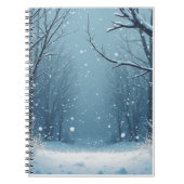 雪の多いノート ノートブック (正面)