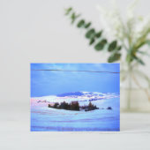 雪の多い丘 ポストカード (スタンド正面)