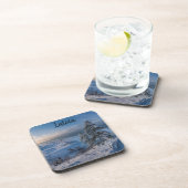 雪の多い冬のバルト海沿岸 コースター (右側)