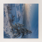 雪の多い冬のバルト海沿岸 ジグソーパズル (横)