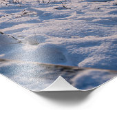 雪の多い冬のバルト海沿岸 フォトプリント            (角)