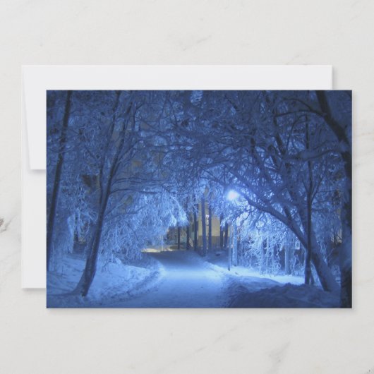 雪の多い冬の夜 (正面)