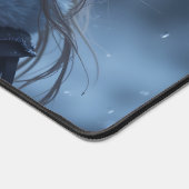 雪の多い冬の少女 デスクマット (コーナー)