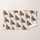 雪の多い冬の日に、美しいさまざまなスリッシュ バスタオルセット (ハンドタオル)