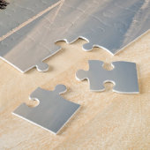 雪の多い冬の日の出 ジグソーパズル (側面)