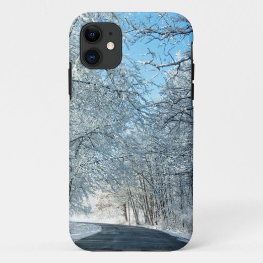 雪の多い冬の木 Case-Mate iPhoneケース (裏面)