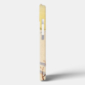 雪の多い冬の道のヴィンテージクリスマスツリー Case-Mate iPhoneケース (裏面 / 左)