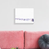 雪の多い冬の風景 キャンバスプリント (インサイチュ (リビング))