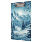 雪の多い冬山 クリップボード (左)