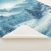 雪の多い冬山 シェルパブランケット (3/4)