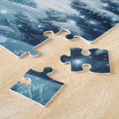 雪の多い冬山 ジグソーパズル (側面)