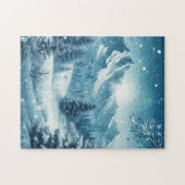 雪の多い冬山 ジグソーパズル (横)