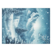 雪の多い冬山 テーブルクロス (正面(横))