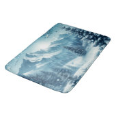 雪の多い冬山 バスマット (アングル)