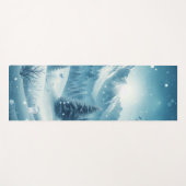 雪の多い冬山 ヨガマット (正面(横))