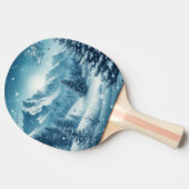 雪の多い冬山 卓球ラケット (横)