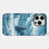 雪の多い冬山 iPhoneケース (裏面横)