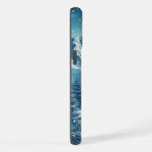 雪の多い冬山 iPhoneケース (右側面)