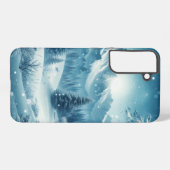 雪の多い冬山 SAMSUNG GALAXYケース (裏面横)