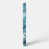 雪の多い冬山 SAMSUNG GALAXYケース (左側面)