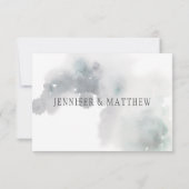 雪の多い冬松| 出欠カード (裏面)