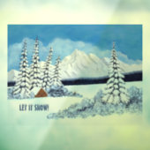 雪の多い冬 ウィンドウサイン (シート3)