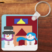 雪の多い冬 キーホルダー (裏面)