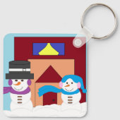 雪の多い冬 キーホルダー (裏面)