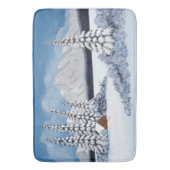 雪の多い冬 バスマット (正面縦)