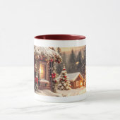 雪の多い冬 マグカップ (中央)