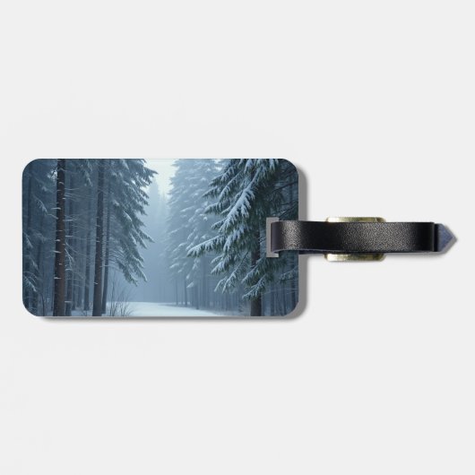 雪の多い冬 ラゲッジタグ (裏面横)
