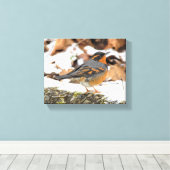 雪の多い大地を楽しめる、美しい多彩なスリッシュ キャンバスプリント (インサイチュ (ウッドフロア))