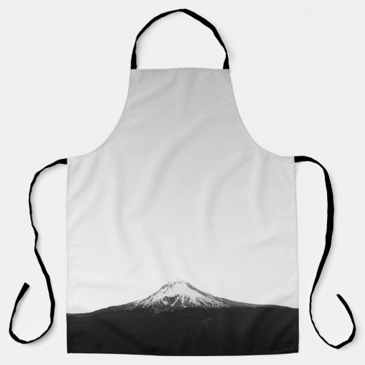 雪の多い山頂 エプロン (正面)
