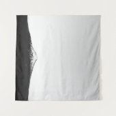 雪の多い山頂 タペストリー (正面(横))