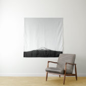 雪の多い山頂 タペストリー (インサイチュ)