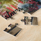 雪の多い村の魔法のクリスマスイブ ジグソーパズル (側面)